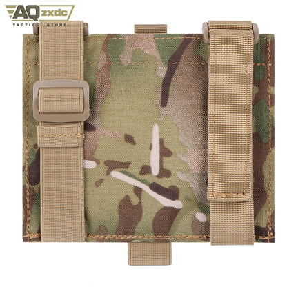 AQzxdc PTG Molle Tactical Map Bag Multi-functional Hanging Bag Accessories Fan Outdoor Sports Documents Bag