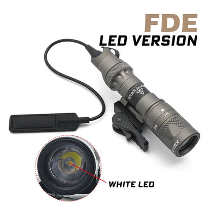 Tactical M323V IR Flashlight 500 Lumen White LED Light & IR Infrared Output Hunting Scout Light with Remote Switch and QD Mount
