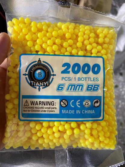Plastic Ball 6mm Children's Toy Plastic Solid Ball 7-8mm