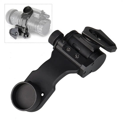 Rhino Metal J Arm NVG Mount Helmet Bracket Adapter PVS14 Night Vision Goggles Dovetail Binocular Bridge