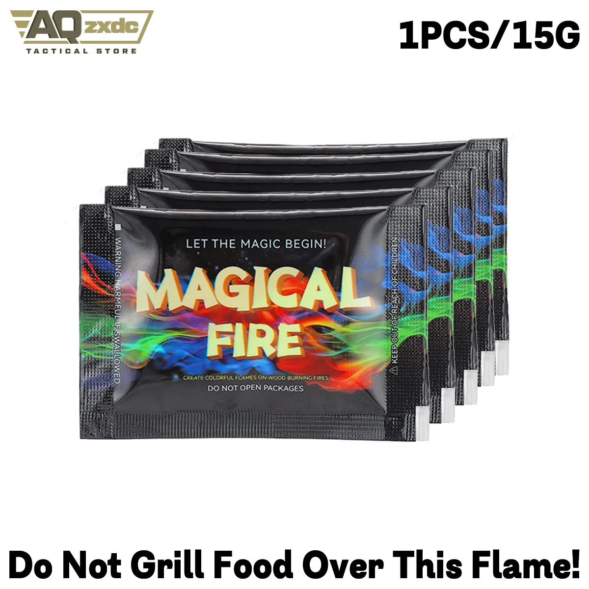Outdoor Color Flame Powder Magicfire Camping Bonfire Party Magic Color Changing Powder