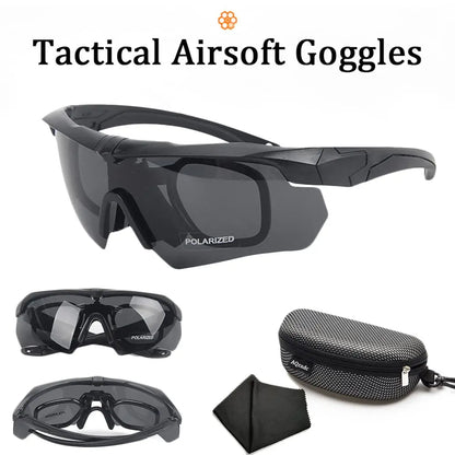 Military AF Replica Helmet, With Tactical Noise Cancelling Headset, Flashlight, Goggles, Flashing Lights, Balaclava