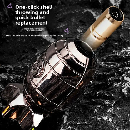 One-Button Eject Shell Spinner Children Fidget  Stress Relief Gadget Hand Spinner Unique Gifts for Boys Shooting Toy