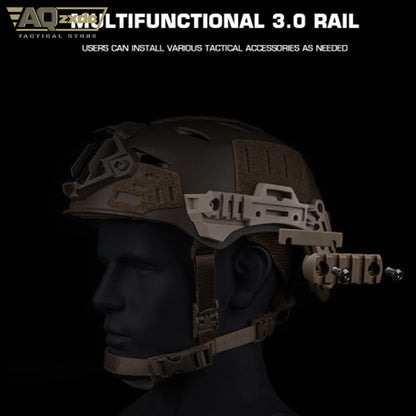 AQzxdc Tactical Paintball Breathable Training Helmet lightweight with FAST Team Wendy Helmet Liner Pad Chin Strap Airsoft Gear
