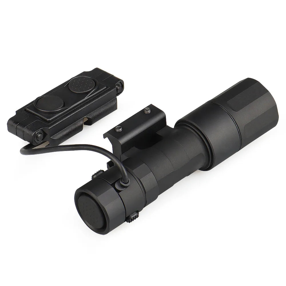 Tactical Micro 2.0 MCH Single Output Flashlight 1000 Lumens Hunting Light with Remote Press Switch fits 21.2mm Rails gs15-0157