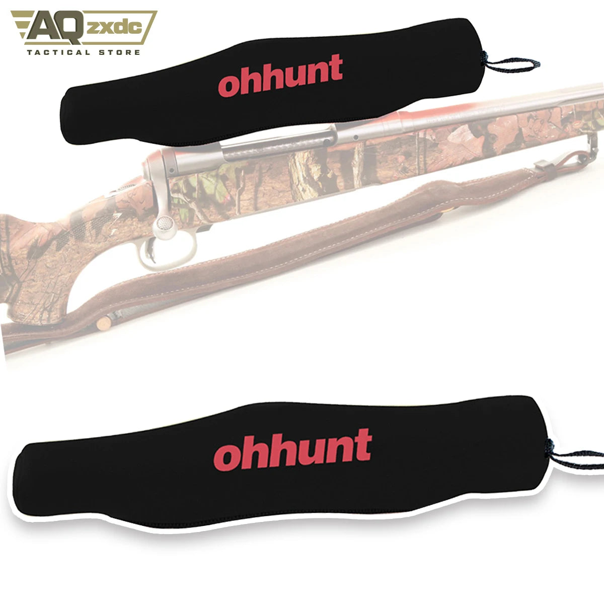AQzxdc Scope Cover 4 Types Neoprene Waterproof Protector Simple Durable Elastic Tactical Riflescope Cover Accessories