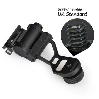 Metal PVS-14 J Arm NVG Mount Helmet Bracket Adapter for Hunting Airsoft PVS-14 Night Vision Goggles Dovetail J Arm gs24-0259