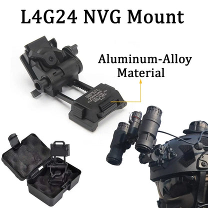 Military Assault Helmet Set, with C5 Tactical Earphone & Helmet Velcro & Binocular Night Vision Goggle & G24 Bracket for Airsoft