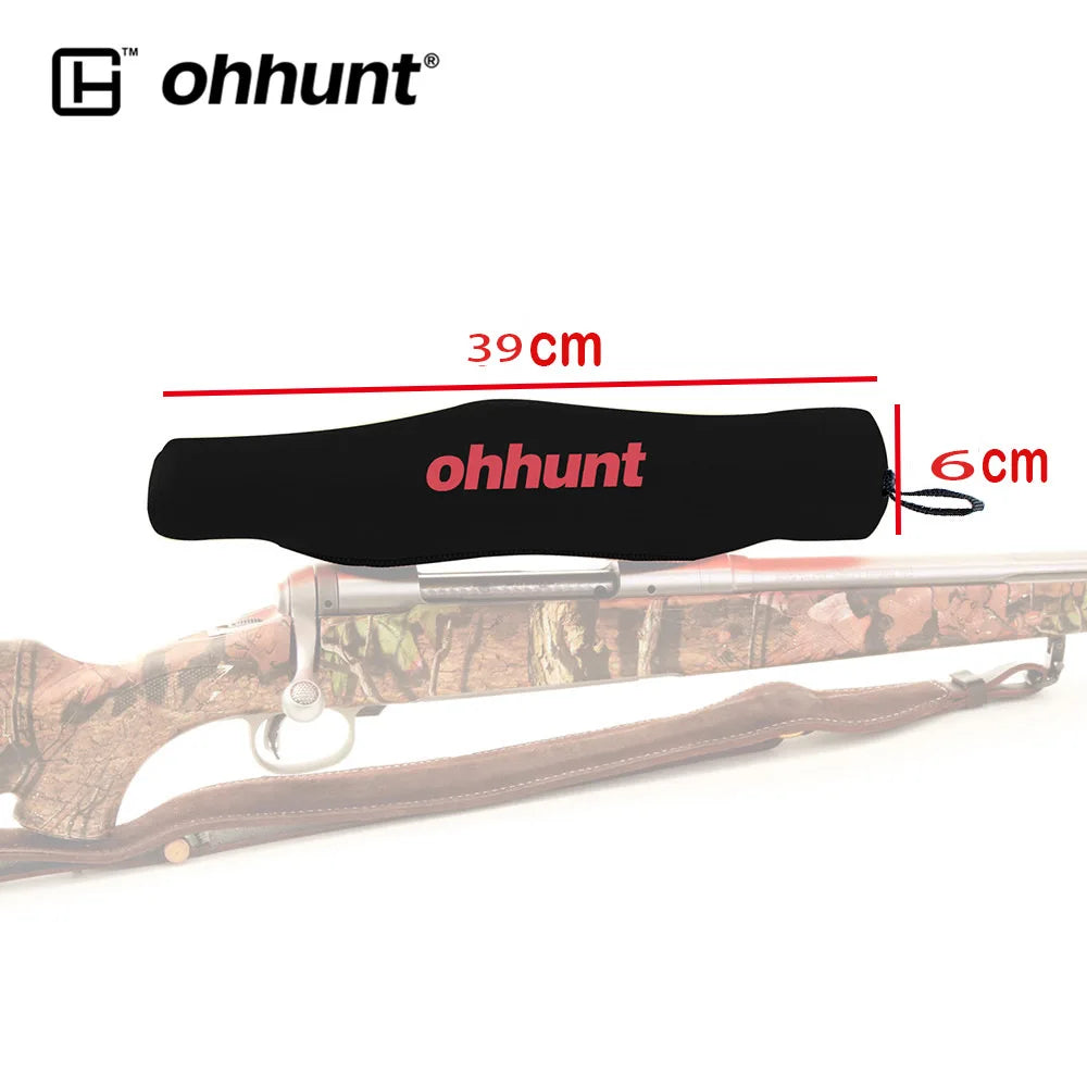 AQzxdc Scope Cover 4 Types Neoprene Waterproof Protector Simple Durable Elastic Tactical Riflescope Cover Accessories