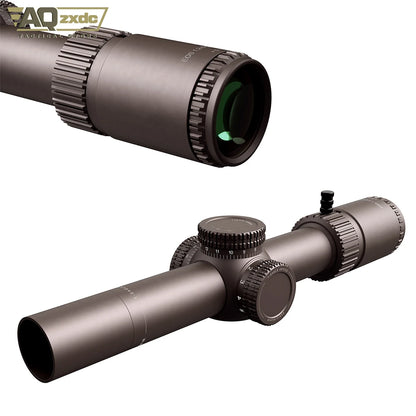 AQzxdc EOS 1.2-6X24 IR-TAN Brown Illumination Scope Clear Imaging Hunting Wide Angle Teagle Optics Hunting Scopes & Accessories