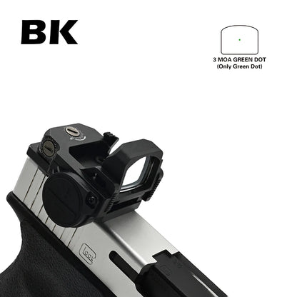 Tactical Vism Metal Flipdot Pro Flip Up Red Dot Scope Reflex Optic Sight for Airsoft Glock 17 Taurus G2C PT111 1913 Mount