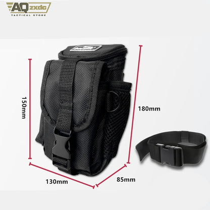 AQzxdc Multifunctional Tool Waist Bag, Mobile Phone Bag, Small Multi-Meter Waist Bag 1680D Oxford Cloth Thick Exquisite Tool Bag