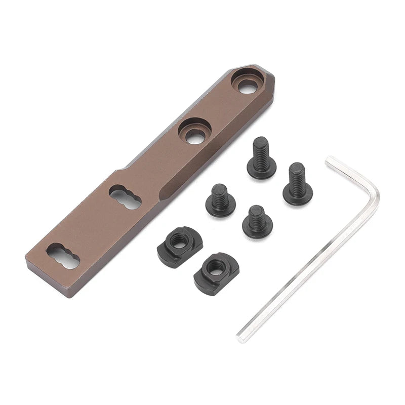 Tactical M-LOK Inline Light Mount Base Holder for M600 M300 Series Scout Flashlights