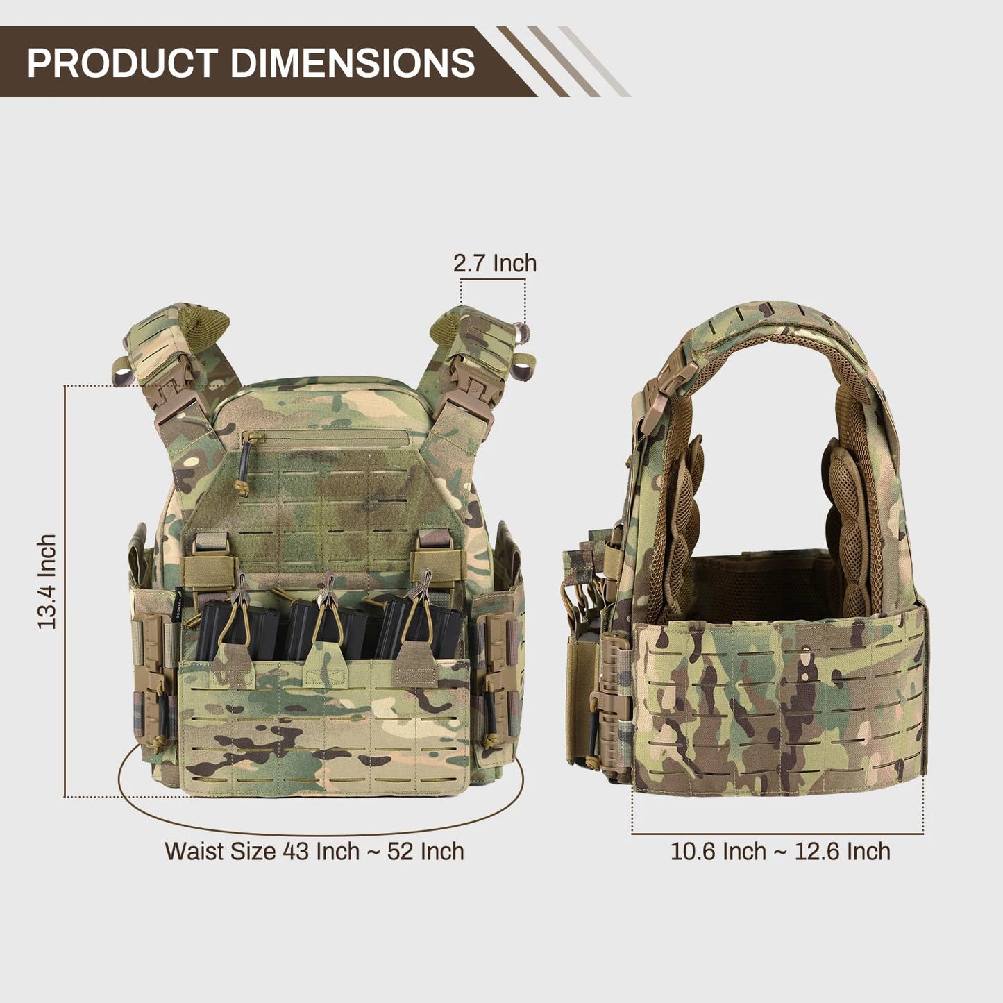 AQzxdc Tactical Equipment Fast Release Outdoor Training Chalecos Molle Combat Body Protection Plate Carrier Tactical Vest