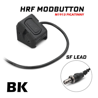 Tactical ModButton with HRF RAMP Cage for SF 3.5MM M300 M600 Flashlight Airsoft Weapon Light Switch with Original Markings