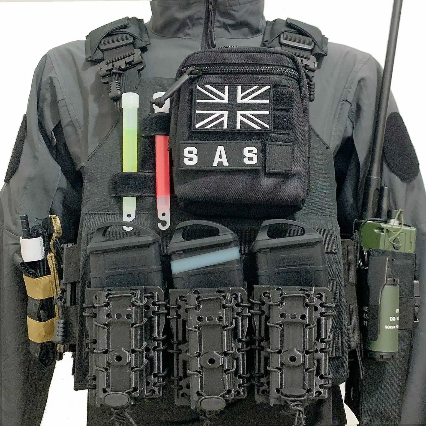 AQzxdc Airsoft Call of Duty 19 Night Raid Ghost Cosplay Full Set of Equipment Ghost Tactical Mask Tactical Vest & Hemlet Set