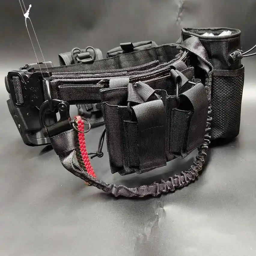 Full Set Of Outdoor Airsoft Belt Set, With Double Magazine Pouch, Phc Recovery Bag, Multi-Function Bag, G17 Quick-Draw Holster