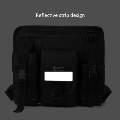 AQzxdc Outdoor Radio Chest Harness Chest Front Pack Pouch Holster Vest Rig for Two Way Radio Walkie Talkie