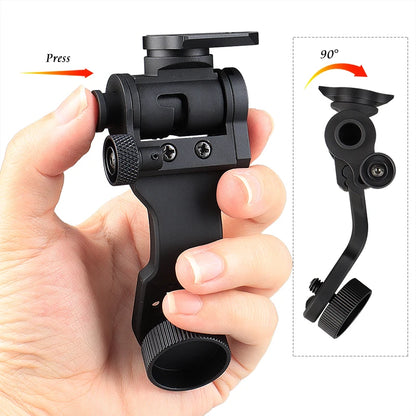 Hunting airsoft accessories PVS-14 Dovetail J Arm Brackets Standard NVG J Arm Mount Aerospace Grade Aluminum Adapter gs24-0245