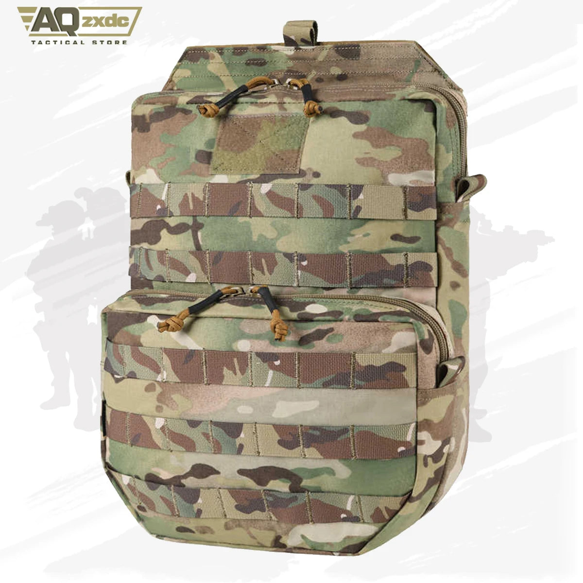 AQzxdc Military Gear Tactical Molle Hydration Pack 3L Hydration Carrier Pack Water Reservoir Bag for Molle Vest Backpack