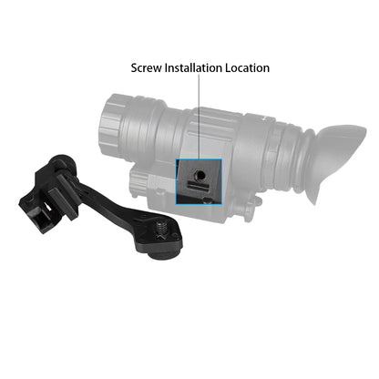 Hunting Plastic Metal J Arm NVG Mount Helmet Bracket Adapter for Tactical Airsoft Pvs 14 Night Vision Goggles fit Mich Fast M88
