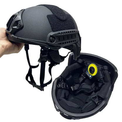 AQzxdc Tactical FAST FRP Fiberglass Tactical Helmet With Wendy Style Adjustable Straps and Memory Pads Helmet Accessories