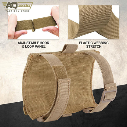 AQzxdc PTG Molle Tactical Map Bag Multi-functional Hanging Bag Accessories Fan Outdoor Sports Documents Bag
