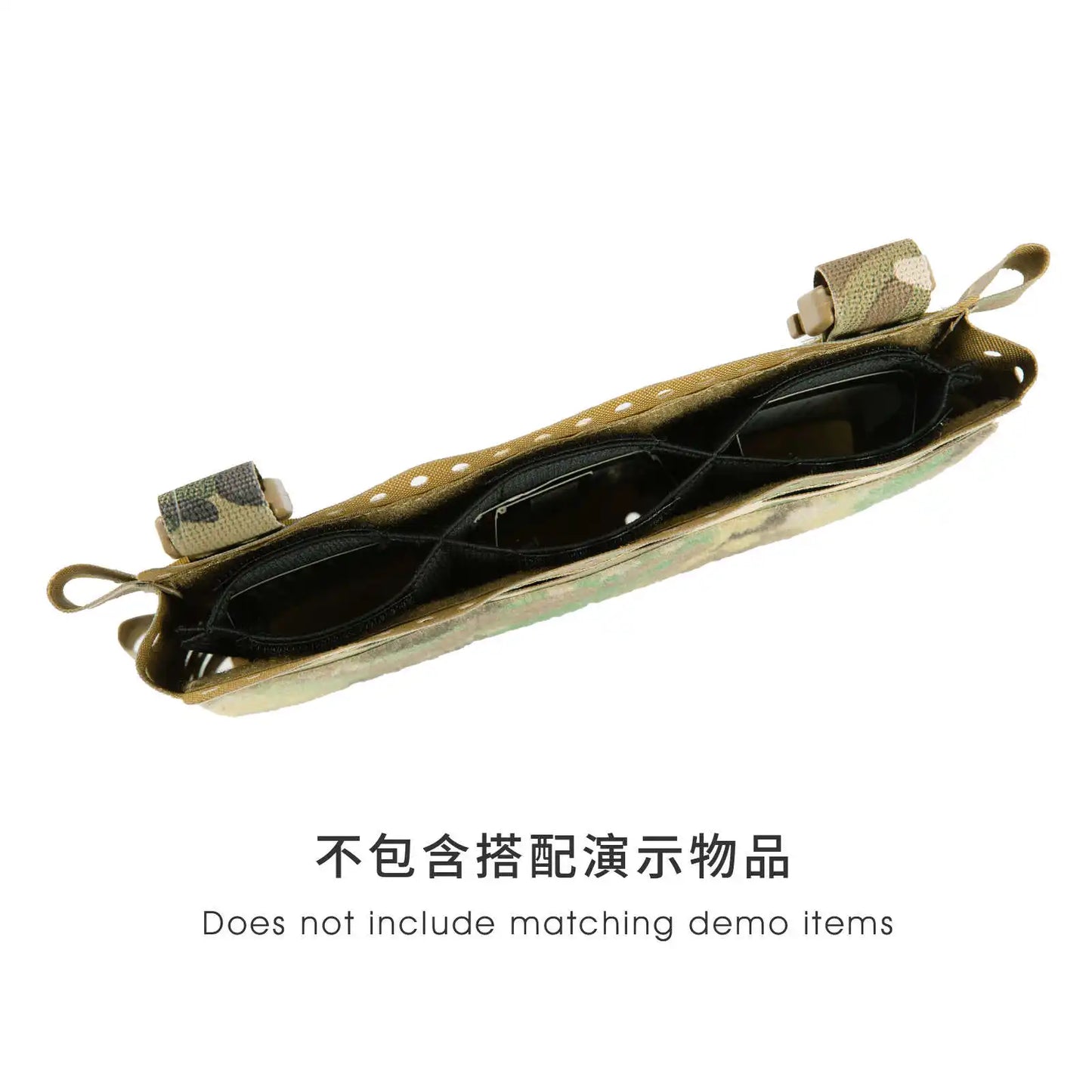 AQzxdc MK4 Tactical Chest Mount AR Triple 5.56 Magazine Elastic Separator MK3 MK5 Double Hook Bellyband