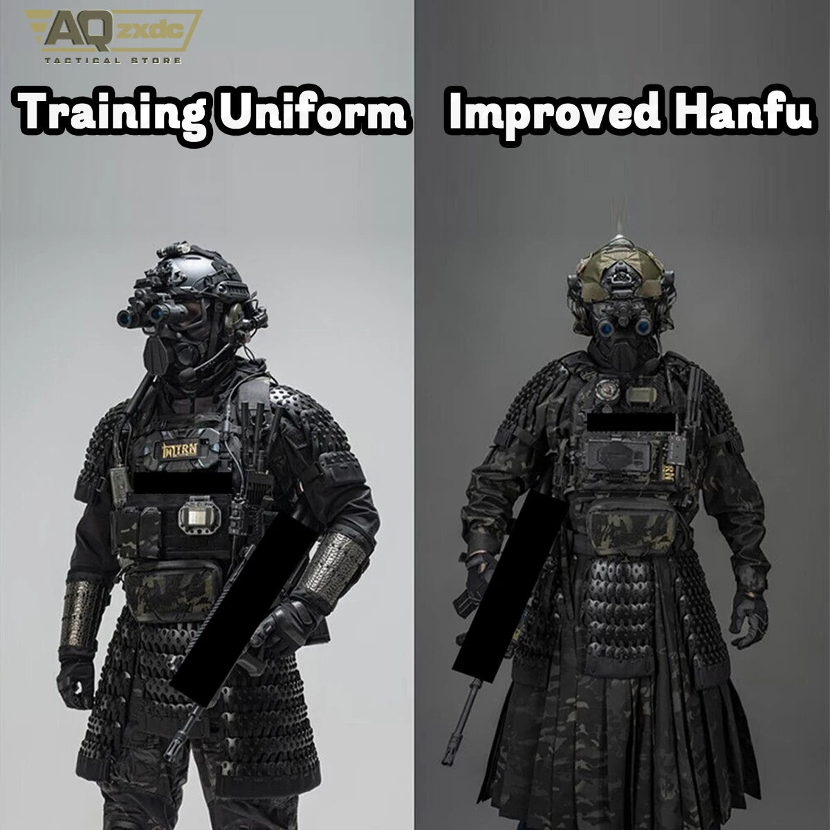 6 in 1 Tactical Gear Shoulder Armor And Crotch Protection+Skirts Wai   Tactical Vest Universal Chinese Style Shoulder Armor