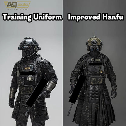 6 in 1 Tactical Gear Shoulder Armor And Crotch Protection+Skirts Wai   Tactical Vest Universal Chinese Style Shoulder Armor