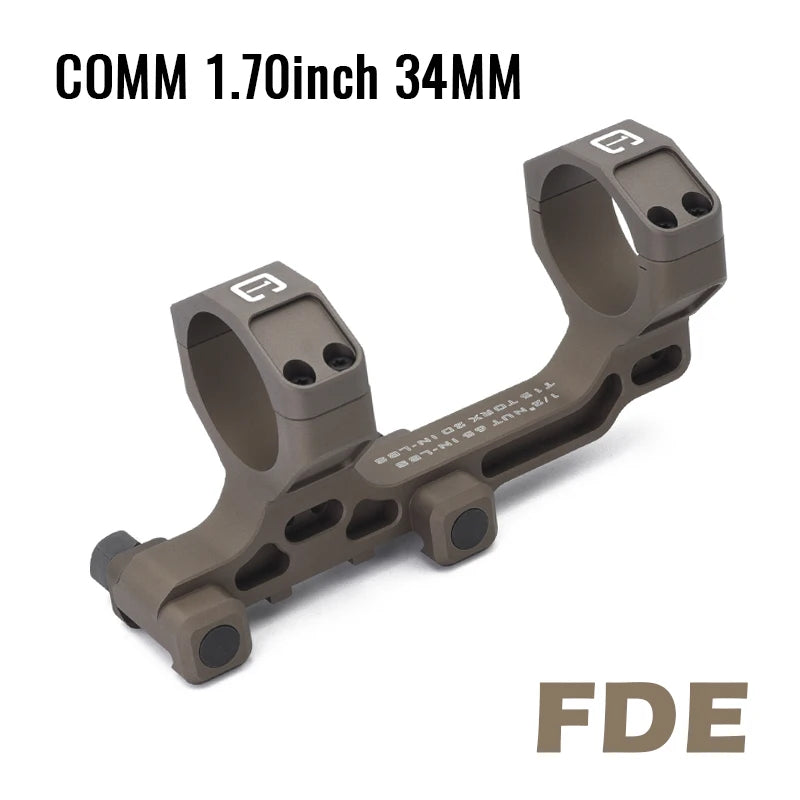 34mm Tube Airsoft Wargame Hunting Tactical C1 Modular Riflescope Mount 1.54/1.70/1.93 inch with Offset/TOP Red Dot Mounts