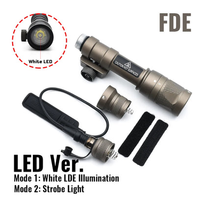 Tactical SF M600V M600V-IR Weapon Gun Light LED Light And IR Infrared Output For Airsoft Rifle AR15 M16 Hunting Accessories