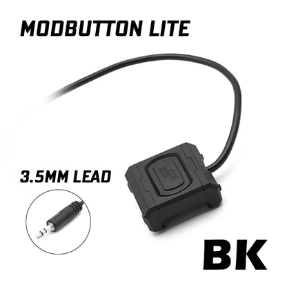 ModButton Lite Tactical Flashlight Mini Switch Mlok Keymod Pic Picatinny rail M600 M300 PEQ DBAL SF Plug