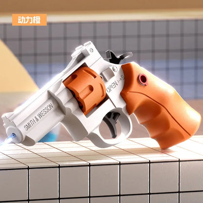 Mechanical Continuous Firing Water Gun Manual Small ZP5 Revolver Pistol Summer Outdoor Beach Poor Toy Mini Water Gun for Kids