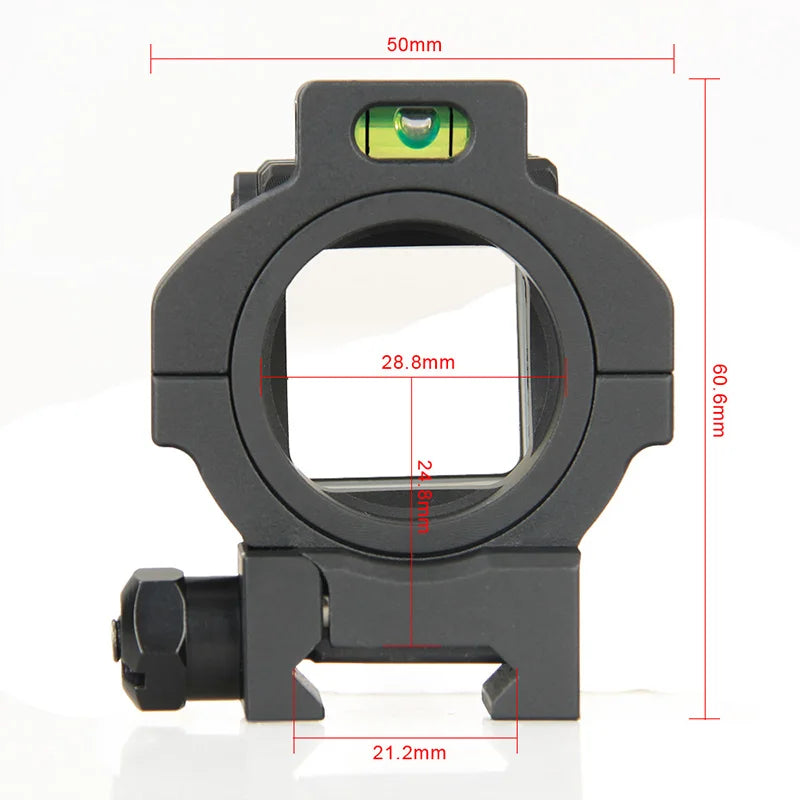 Hunting Angle Sight Full Metal Reflect Airsoft Mirror Corner Sight 360 Rotate Reddot Holographic For Wargame CQB gs1-0401