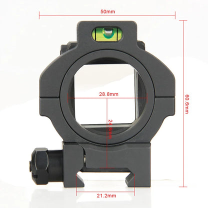 Hunting Angle Sight Full Metal Reflect Airsoft Mirror Corner Sight 360 Rotate Reddot Holographic For Wargame CQB gs1-0401