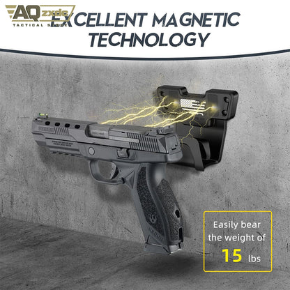 Concealed Gun Magnet Mount Magnetic Gun Mount Gun Holder, Vehicle Gun Holder with Magnet for Revolver, Shotgun, Rifle and Pistol