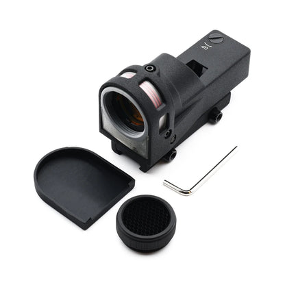 M21 Tactical Self-illuminated Reflex Red Dot Sight for Rifle Airsoft Hunting and Shooting with QD Mount and Killflash