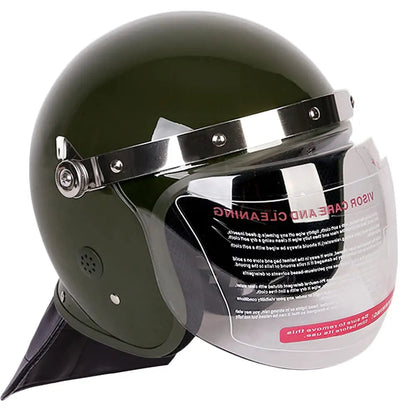 Tactical Explosion-Proof Helmet, Heavy-Duty Protective Helmet with Visor Goggles, Full-Covered Military Army Combat Gear