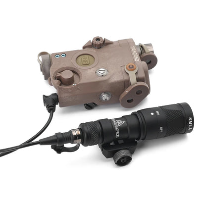 Tactical Augmented Pressure Switch Crane Laser and SF Plug Remote Dual Switch for MAWL PEQ Lasers and M600 M300 Flashlights