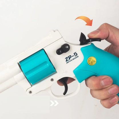 Soft Dart Bullet ZP5 Revolver Pistol Launcher Toy Gun Weapon Outdoor  Airsoft  Shooter Pistola For Boys Birthday Gift