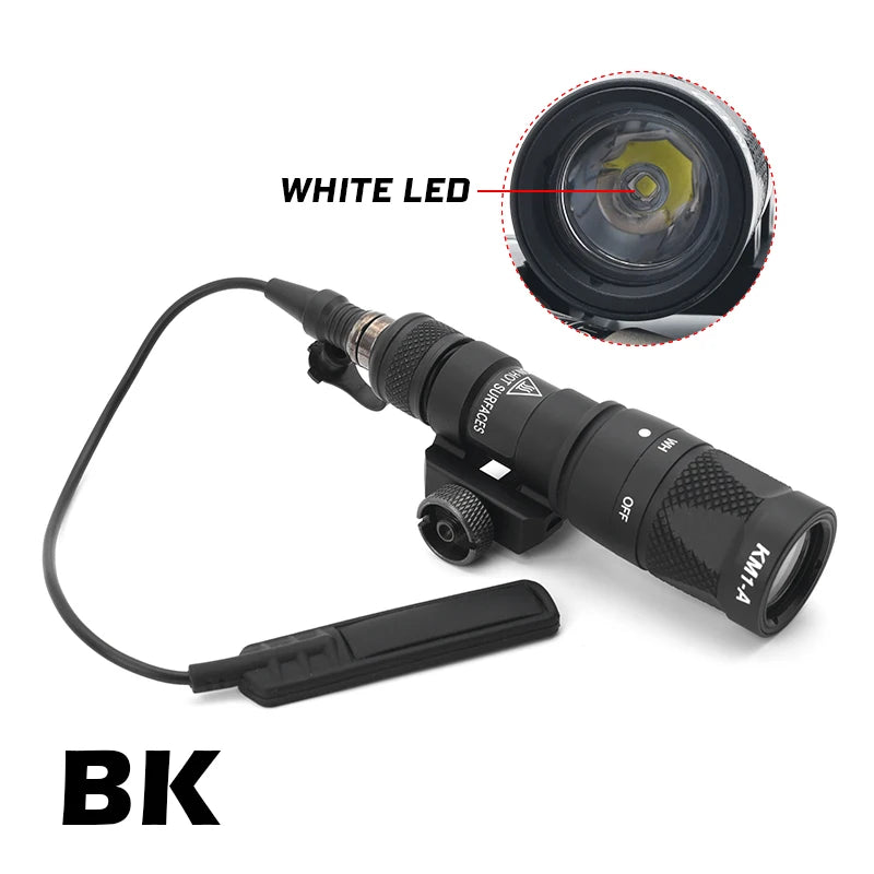 M300V IR Light White LED Light & IR Infrared Output with Remote Pressure Switch Scout Light Rifle Hunting 20mm Rail