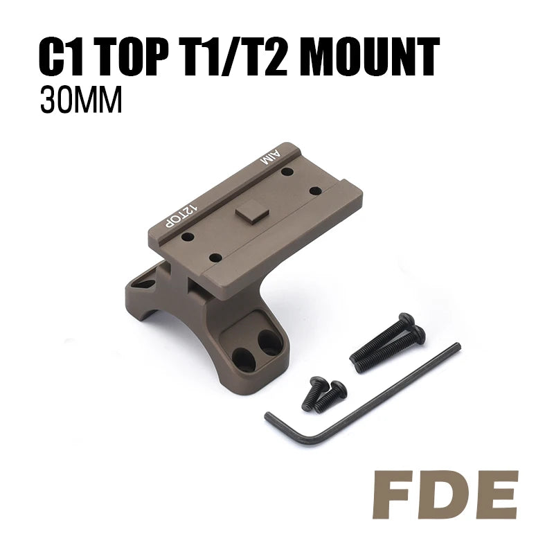 30mm Tube Airsoft Wargame Hunting Tactical C1 Modular Riflescope Mount 1.70/1.93inch with Offset Mounts