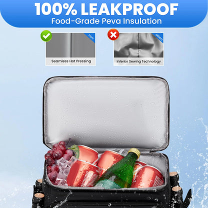 Backpack Cooler,45/55 Backpack Cooler Insulated Leak Proof for Men Women,43L Travel Cooler Lunch Box Backpack for Hiking,Camping