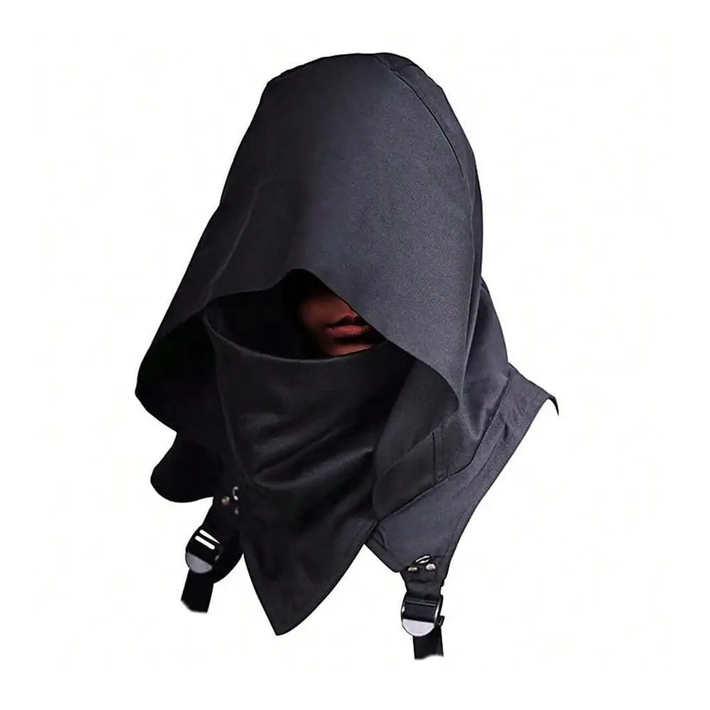 AQzxdc Ghost Hooded Mask Kit - Operador MW2 Airsoft COD 19 -Assassin Shooter Hoodd Hood for Cosplay War Zone Tactical Full Mask