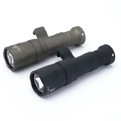 SOTAC M640DFT/M340DFT Tactical Flashlight Scout Light Turbo Spotlight Floodlight Version Fit 20mm Rail Airsoft Rifle Accessories