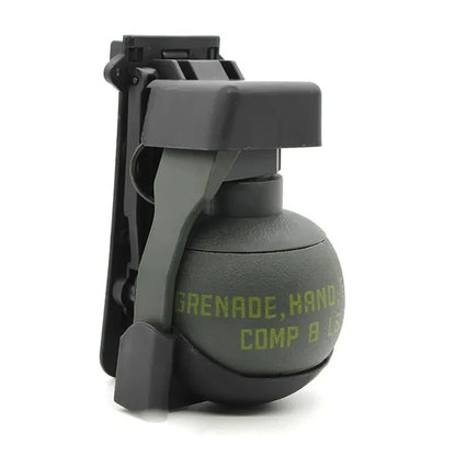 2 Pcs Tactical Grenade Model Toy, M67 Burst Grenade, Military Smoke Grenade Model, for Airsoft Paintball Hunting CS War Game