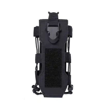 AQzxdc Outdoor Molle Radio Pouch Holder & Molle Adjustable Water Bottle Holder 40 oz, Tactical Bottle Pouch for Backpack Belt