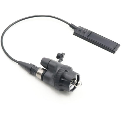 Tactical Dual Remote Pressure Switch Assembly for M300/M600 Series Weapon Lights, with Constant-on or Momentary-on Tape Switch