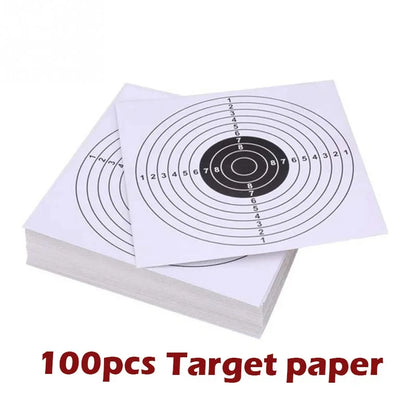 CQB Training Target Shooting Bullet BB Ball Collector Special Steel 14x14cm 100pcs Shooting Paper for Airsoft Paintball Target